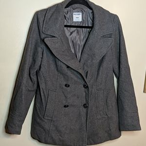 Old Navy Wool Grey Blazer Coat Size M